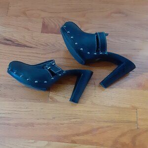 Matisse Kipley Black High-Heeled Clog